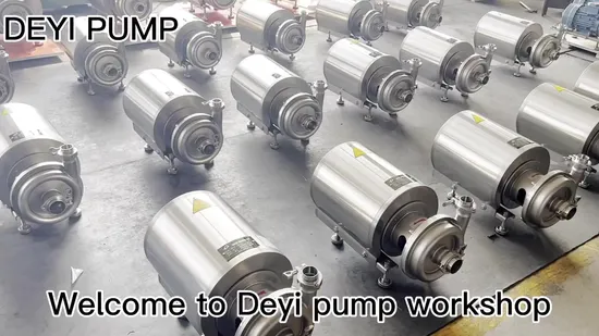 Hygienic Stainless Steel Kscp Series Sanitary Close Impeller Centrifugal Pump